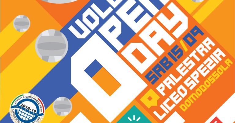 Open Day Pallavolo Domodossola, sabato 15 settembre!!!
