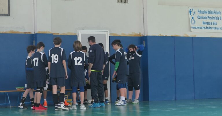 Under 15 maschile: alti e bassi nella partita contro il Novara